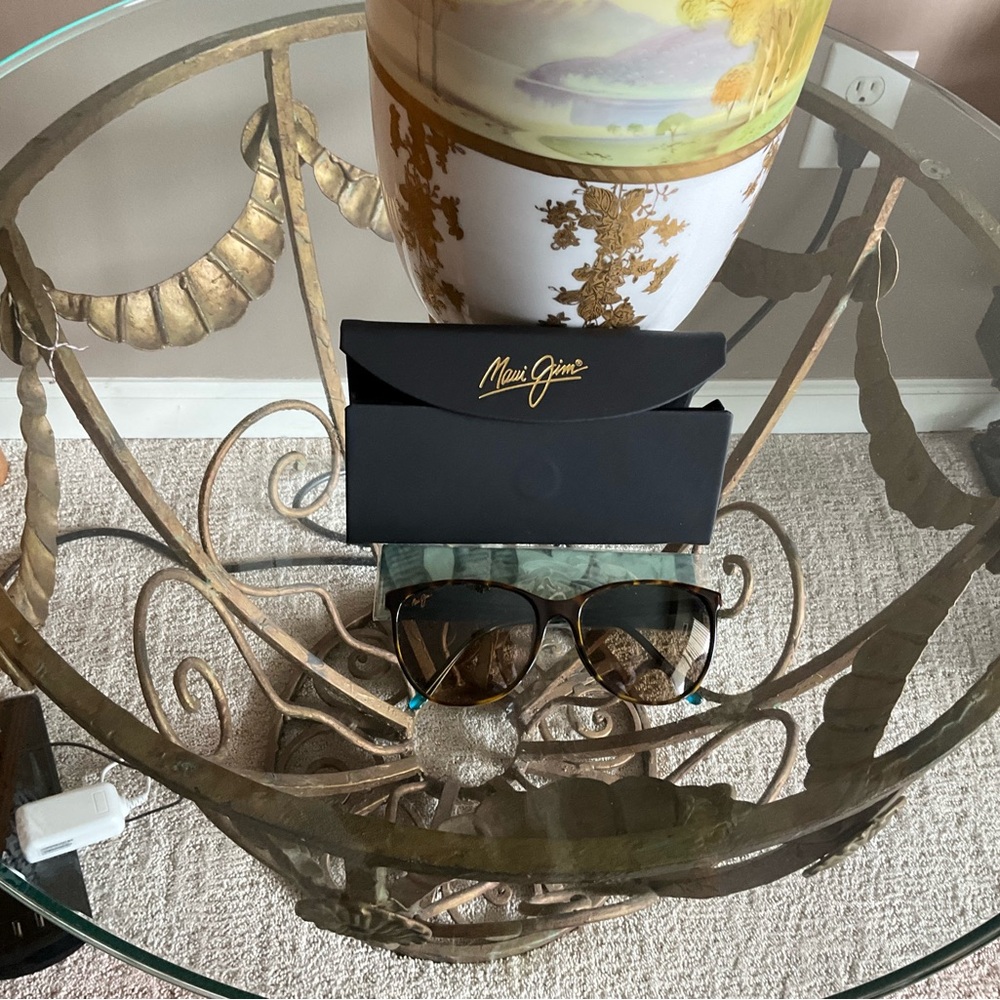 Maui Jim Sunglasses with Black and Teal Accents